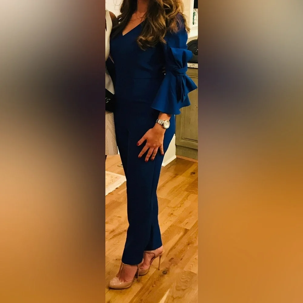 Royal Blue jumpsuit - Picture 4 of 4